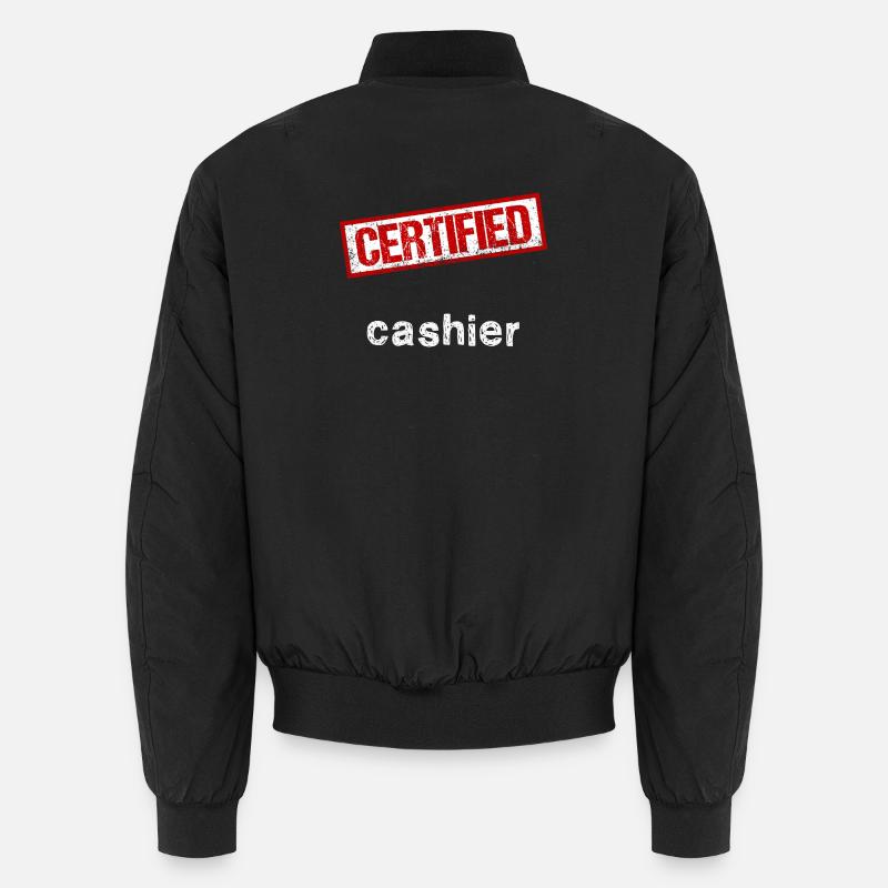 Caissier - Bomber unisexe - noir