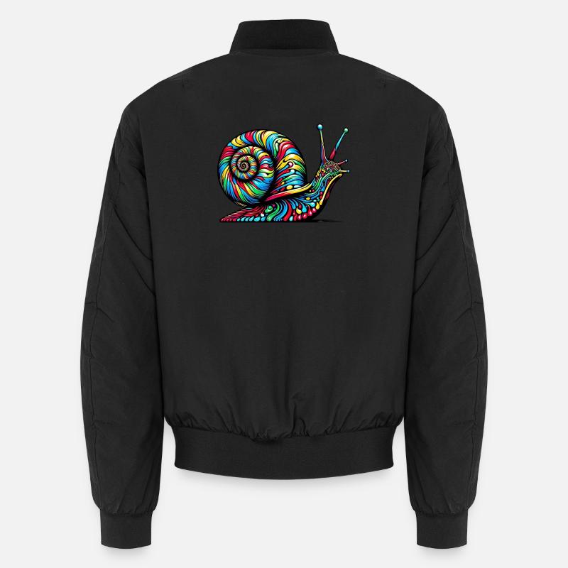 Schnecke Unisex Bomberjacke