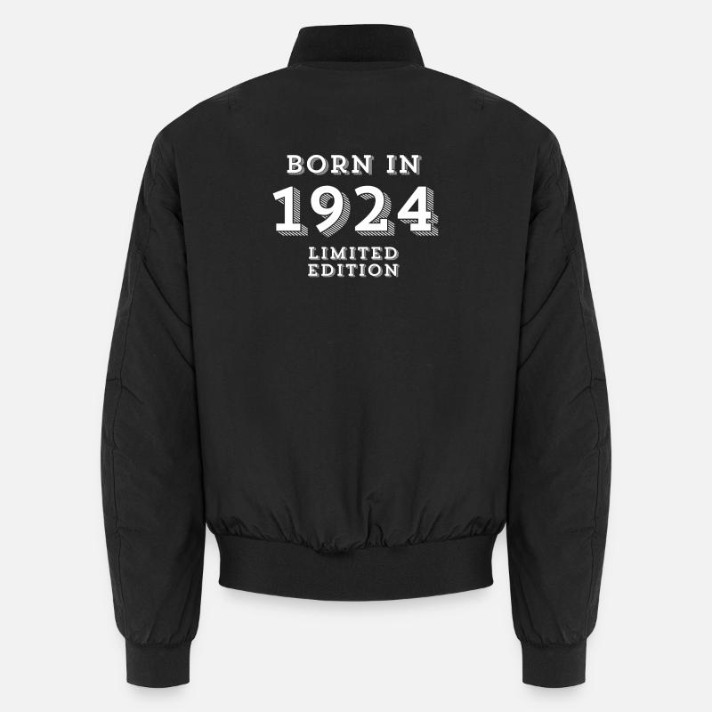 1924, année de naissance, centenaire Bomber unisexe