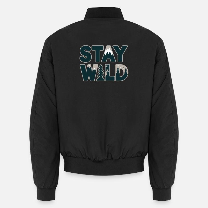 Mountain and Forest Adventure Design Unisex Bomber Jacket