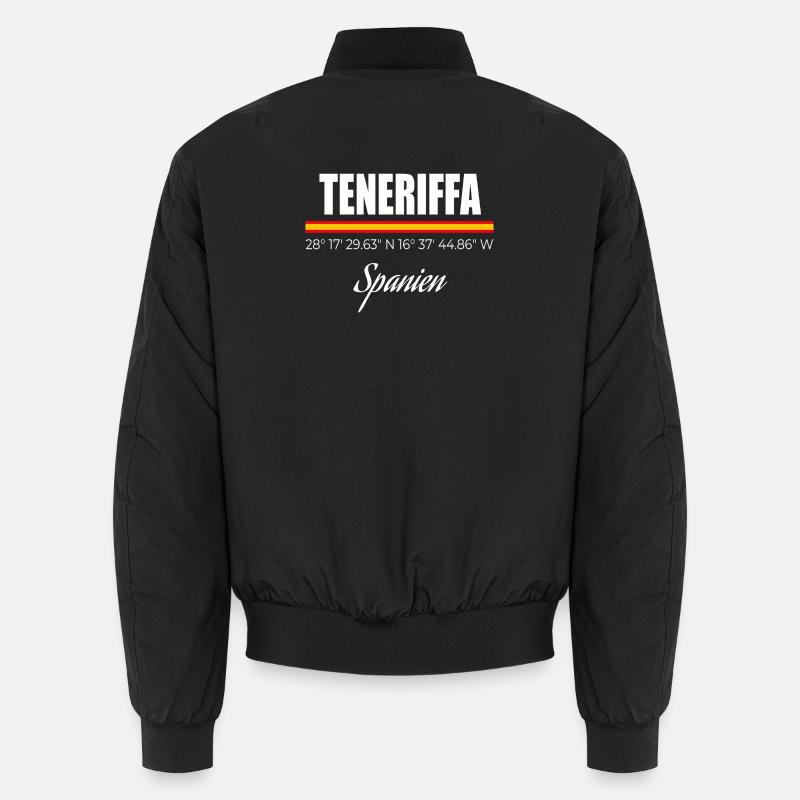 Teneriffa - Unisex Bomberjacke - Schwarz