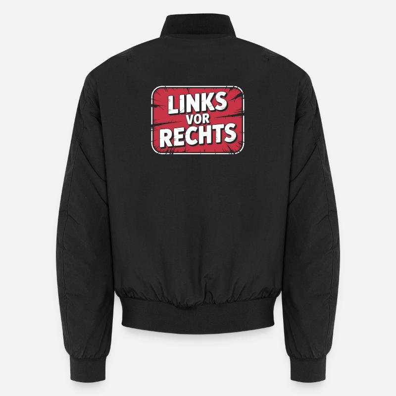 Left before Right - Alerta Antifascista Unisex Bomber Jacket