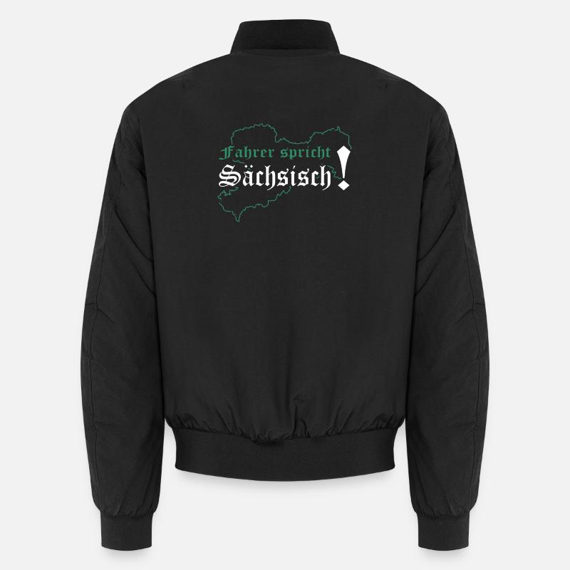 Saxon Truck Driver - Unisex Bomber Jacket - black