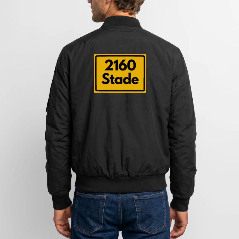 OLD POSTCODE POSTCODE RETRO 2160 STADE HANSEHAFEN Unisex Bomber Jacket