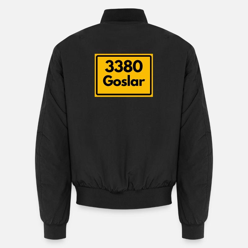OLD POSTCODE ZIP CODE RETRO 3380 GOSLAR KAISERPFAL Unisex Bomber Jacket