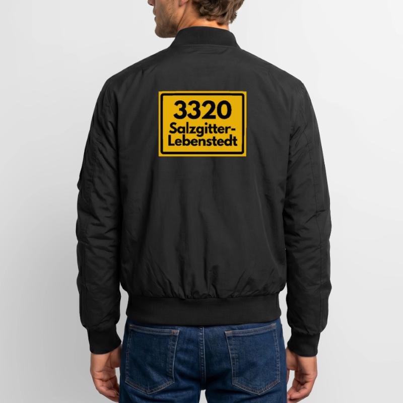 OLD POSTCODE POSTCODE RETRO 3320 SALZGITTER Unisex Bomber Jacket