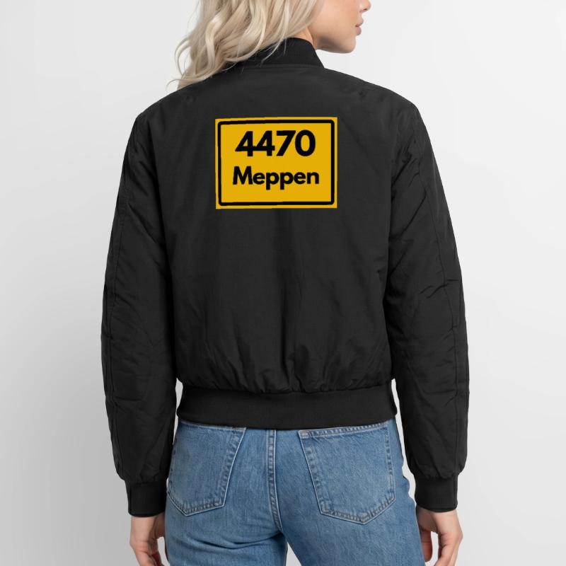 OLD POSTCODE POSTCODE RETRO 4470 MEPPEN Unisex Bomber Jacket