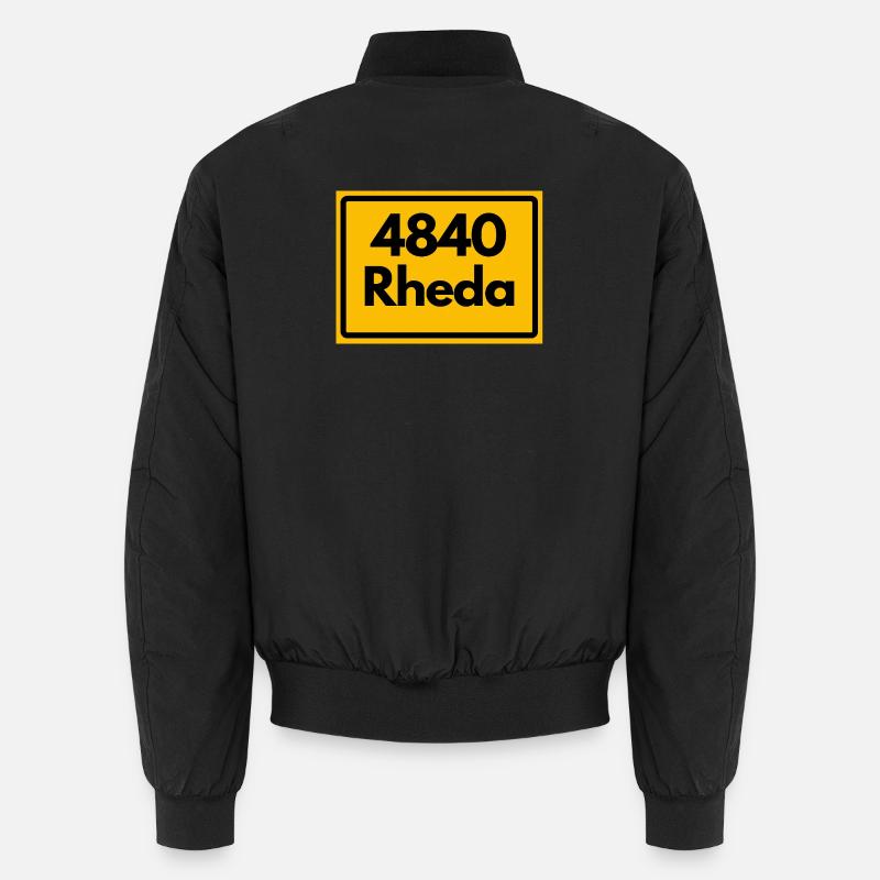 ALTE POSTLEITZAHL PLZ RETRO 4840 RHEDA  Unisex Bomberjacke