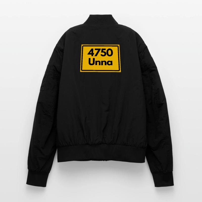 OLD POSTCODE POSTCODE RETRO 4750 UNNA Unisex Bomber Jacket