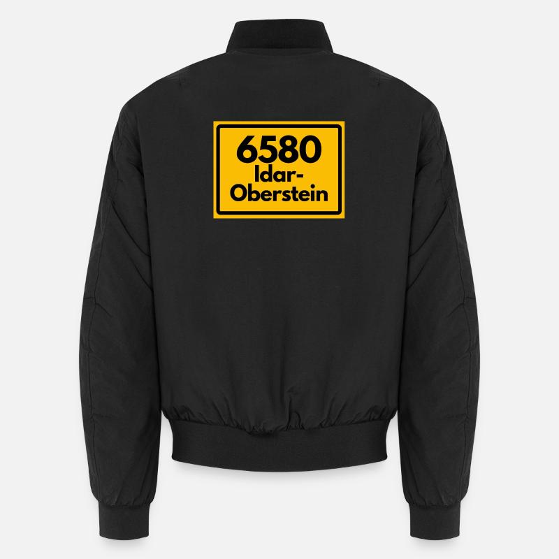 ALTE POSTLEITZAHL PLZ RETRO 6580 IDAR-OBERSTEIN Unisex Bomberjacke