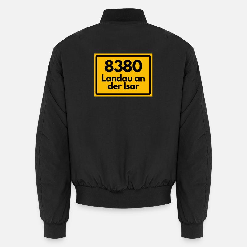 ALTE POSTLEITZAHL PLZ 8380 LANDAU AN DER ISAR Unisex Bomberjacke
