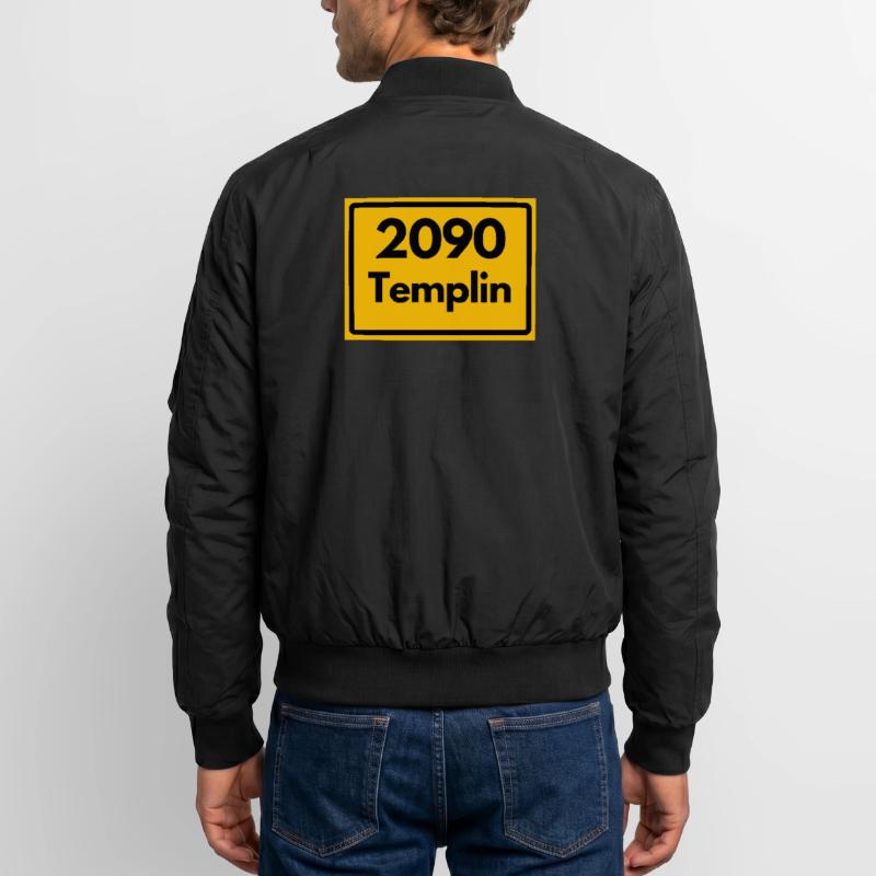 OLD POSTCODE POSTCODE RETRO 2090 TEMPLIN HEIMAT Unisex Bomber Jacket