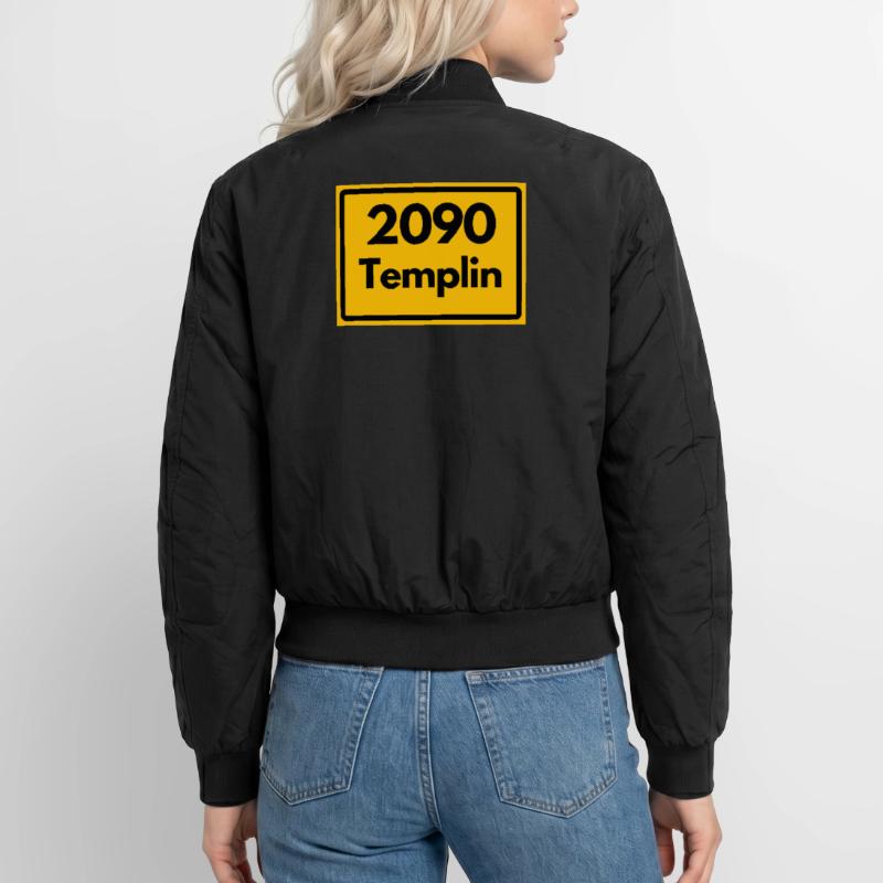 OLD POSTCODE POSTCODE RETRO 2090 TEMPLIN HEIMAT Unisex Bomber Jacket