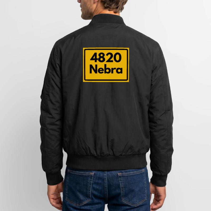 OLD POSTCODE POSTCODE 4820 NEBRA HEIMATSTOLZ Unisex Bomber Jacket
