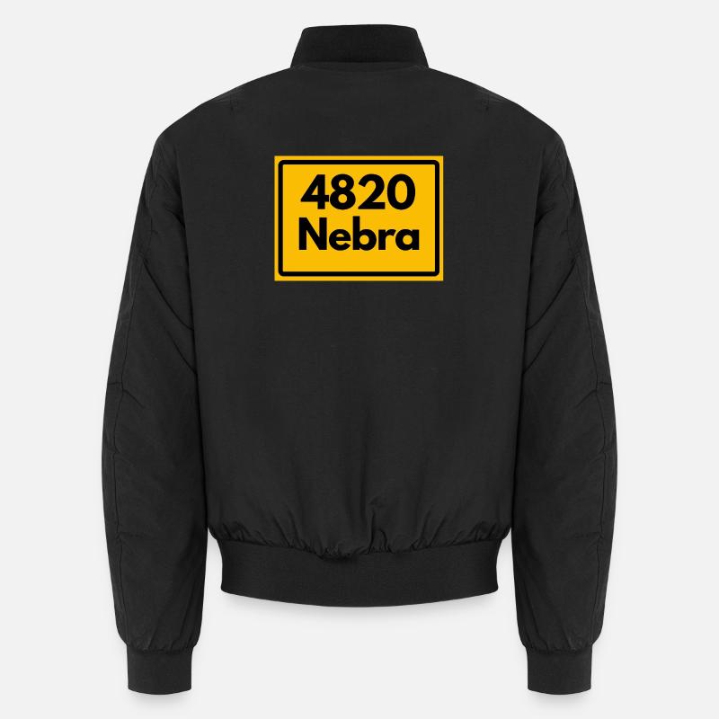 OLD POSTCODE POSTCODE 4820 NEBRA HEIMATSTOLZ Unisex Bomber Jacket