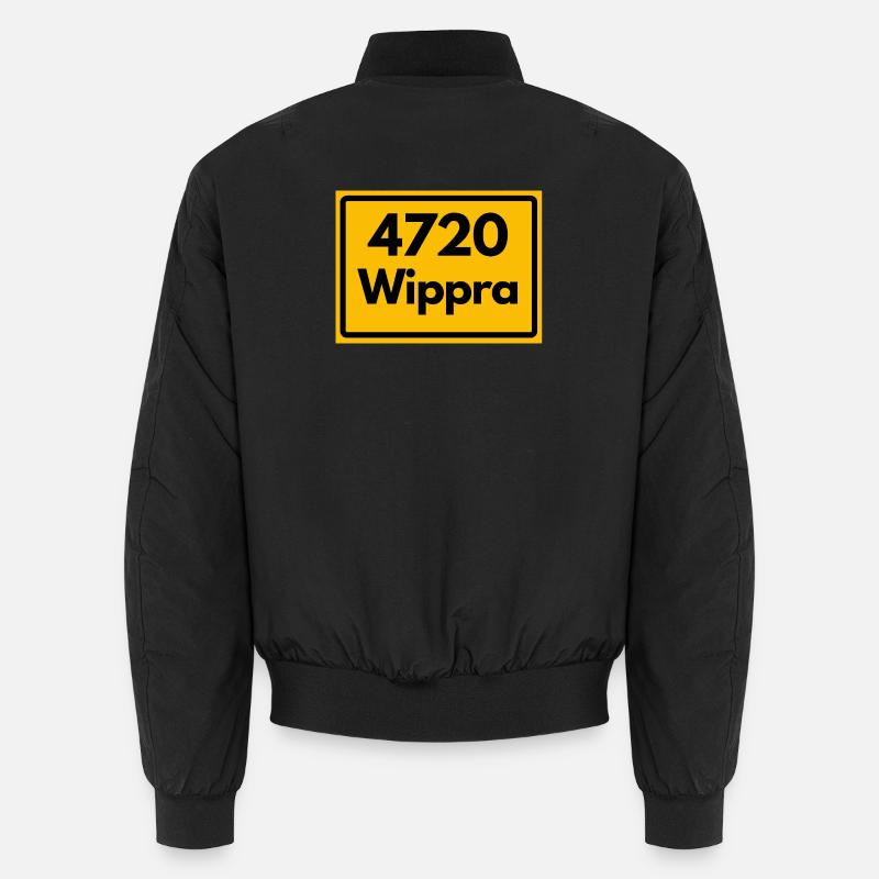 OLD POSTCODE POSTCODE 4720 WIPPRA HEIMATSTOLZ Unisex Bomber Jacket