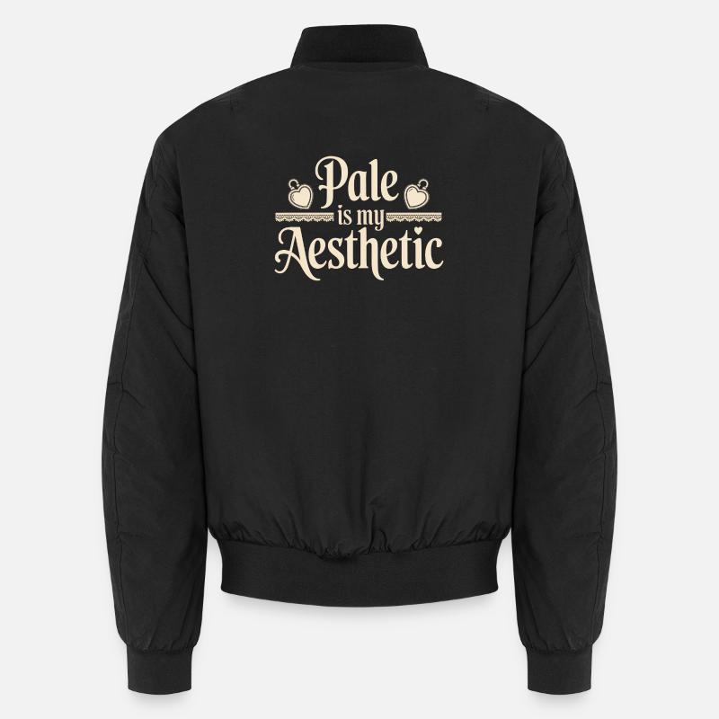 Blass ist meine Ästhetik Unisex Bomberjacke