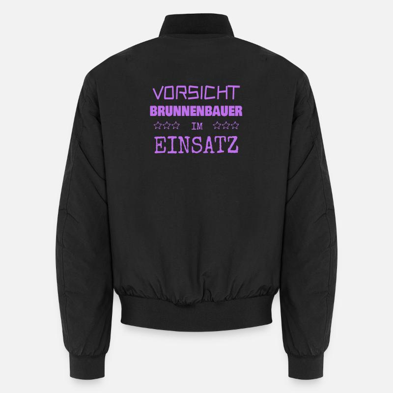 Beruf Brunnenbauer Unisex Bomberjacke