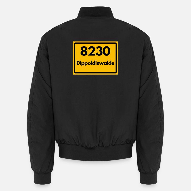 ALTE POSTLEITZAHL PLZ 8230 DIPPOLDISWALDE SACHSEN Unisex Bomberjacke