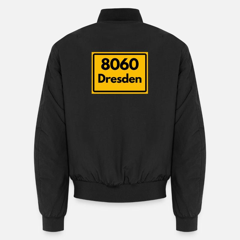 ANCIEN CODE POSTAL 8060 DRESDE, SAXONY - Bomber unisexe - noir