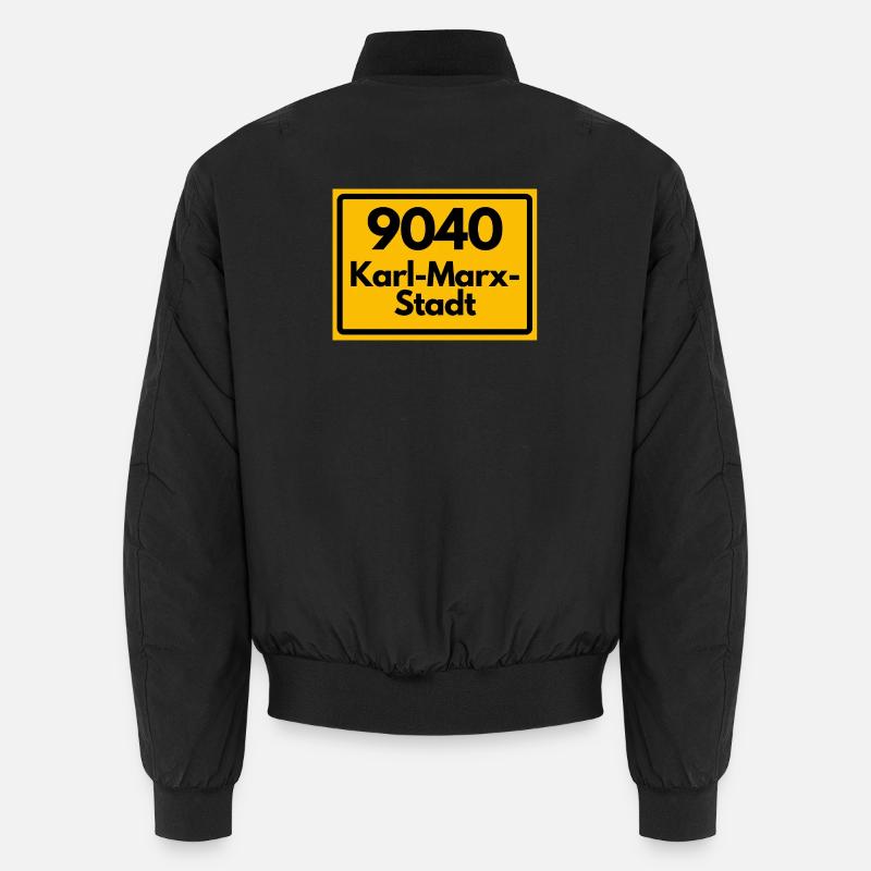 9040 POSTCODE SAXONY KARL MARX CITY OLD POSTCODE Unisex Bomber Jacket