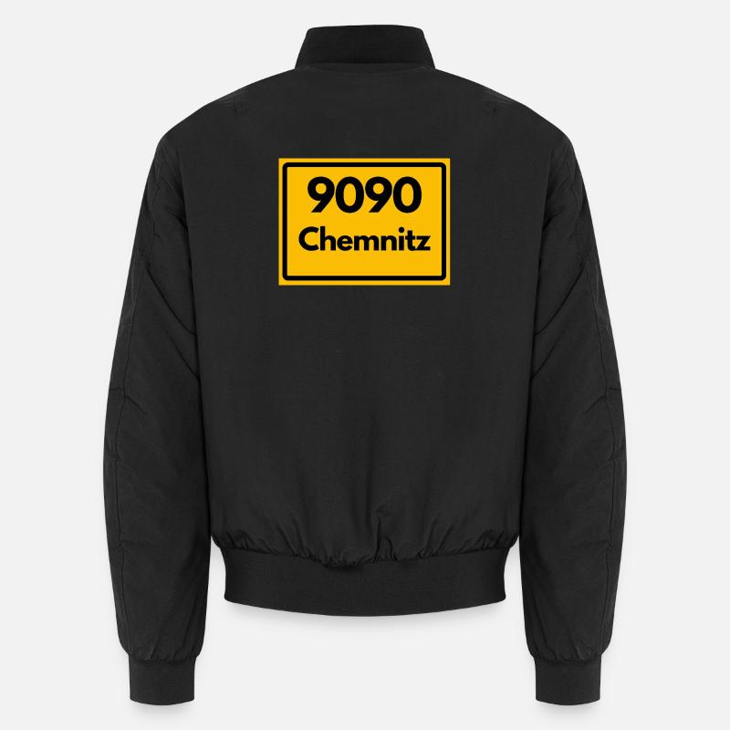 OLD POSTCODE 9090 SAXONY CHEMNITZ POSTAL CODE Unisex Bomber Jacket