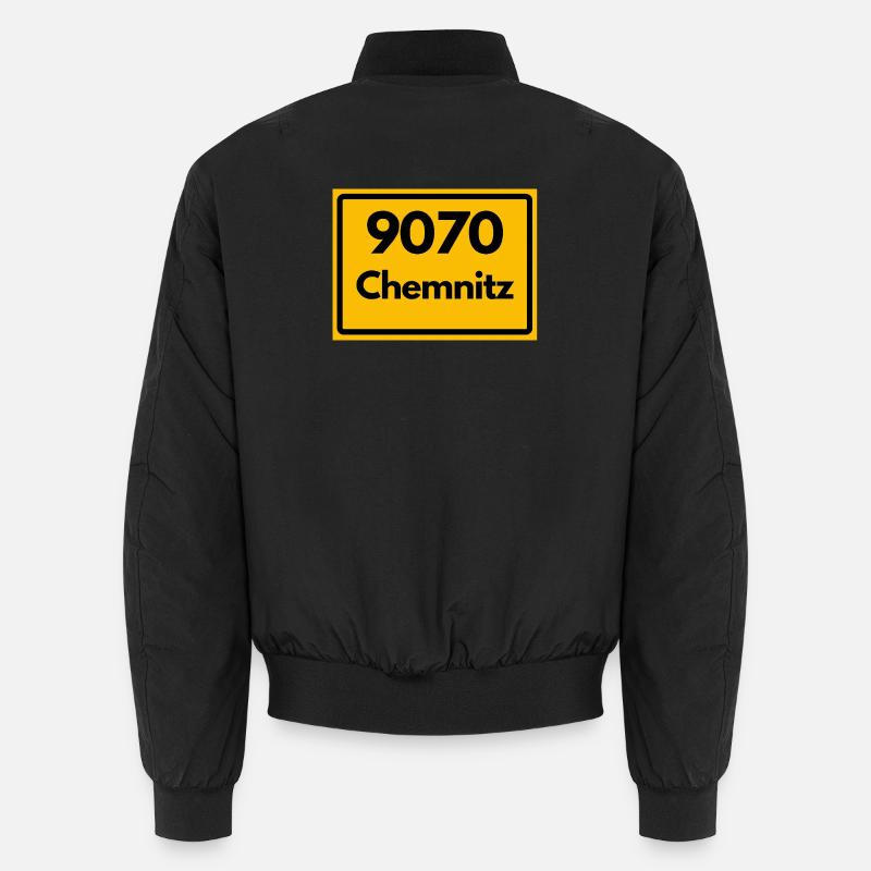ALTE POSTLEITZAHL 9070 SACHSEN CHEMNITZ Unisex Bomberjacke