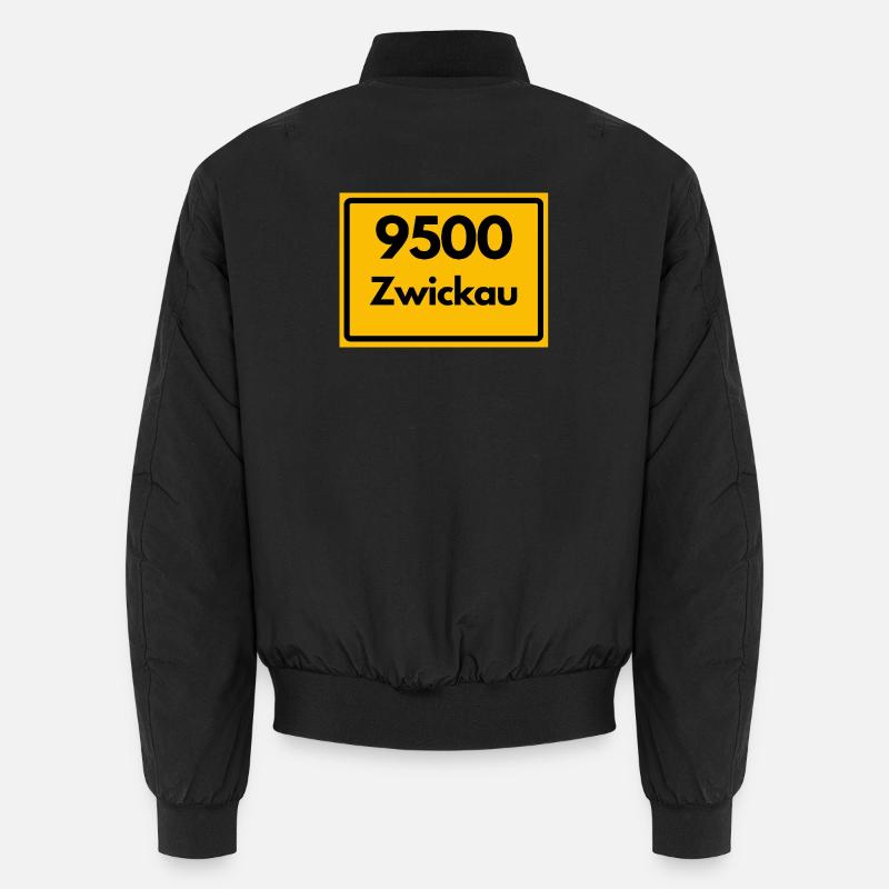 ALTE POSTLEITZAHL PLZ SACHSEN 9500 08064 ZWICKAU Unisex Bomberjacke