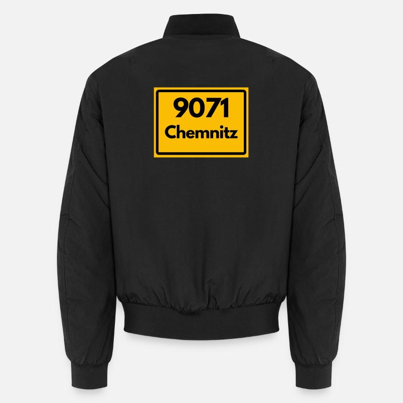 ALTE POSTLEITZAHL PLZ 9071 CHEMNITZ SACHSEN Unisex Bomberjacke