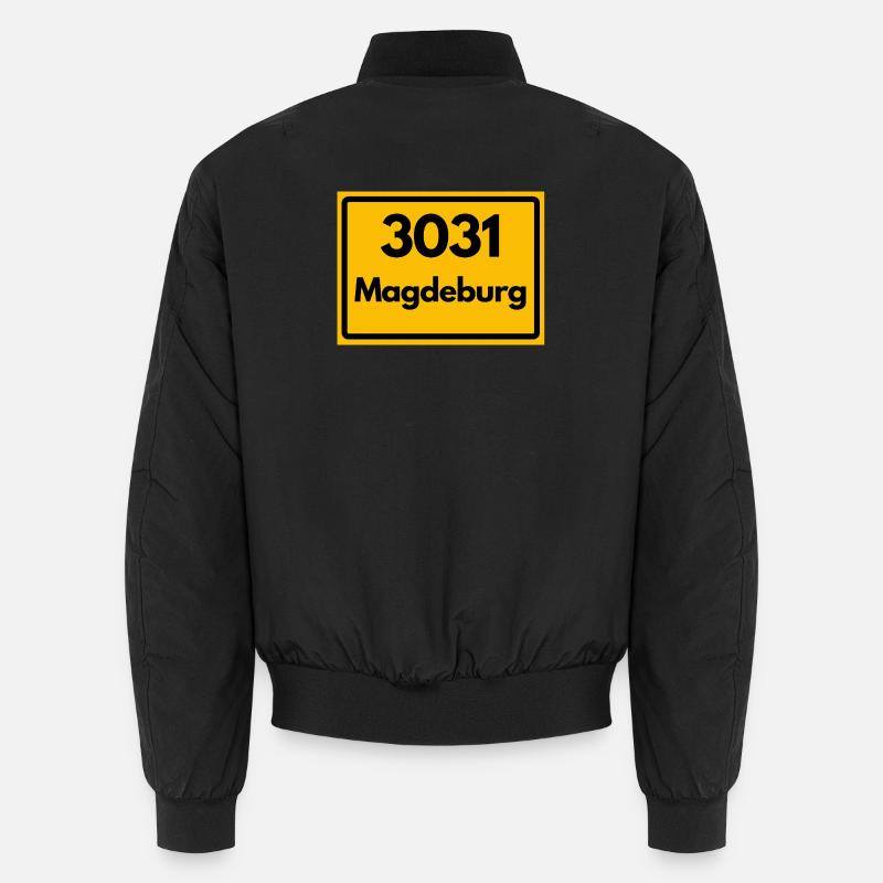 3031 MAGDEBOURG RDC RÉTRO HEIMATSTOLZ OSTALGIE - Bomber unisexe - noir