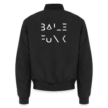 Baile Funk Musik Brasilianische Kultur - Unisex Bomberjacke - Schwarz - Hinten - AI Model Male 185 light (185cm)