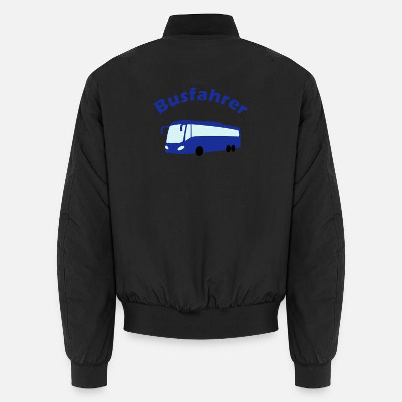 Busfahrer Design - Unisex Bomberjacke - Schwarz