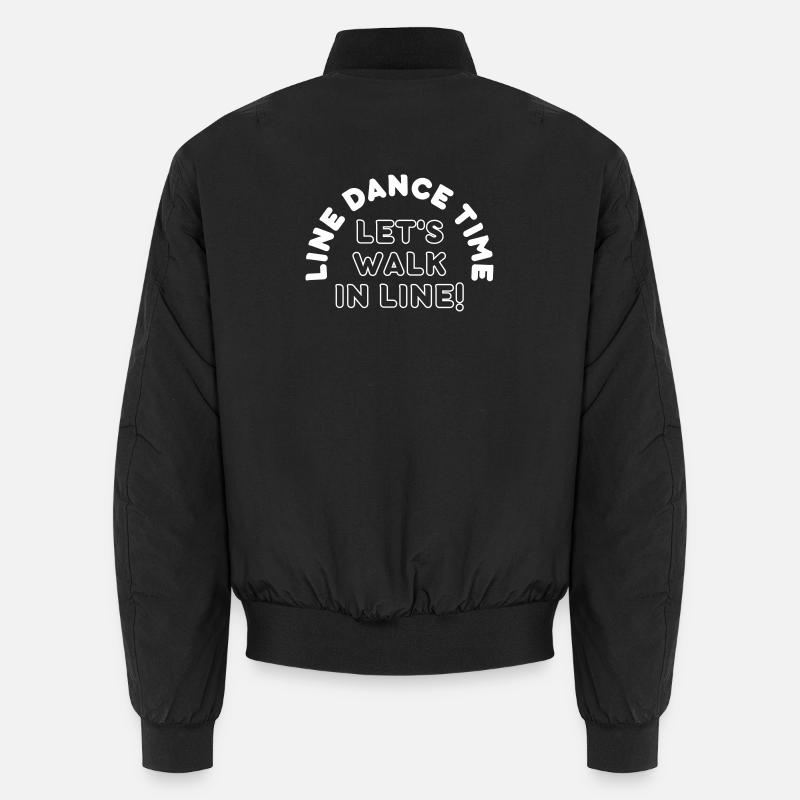 Cadeau: Line Dance Time - Marchons en ligne Bomber unisexe