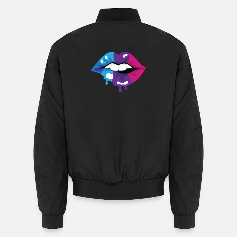 Lèvres colorées Bomber unisexe