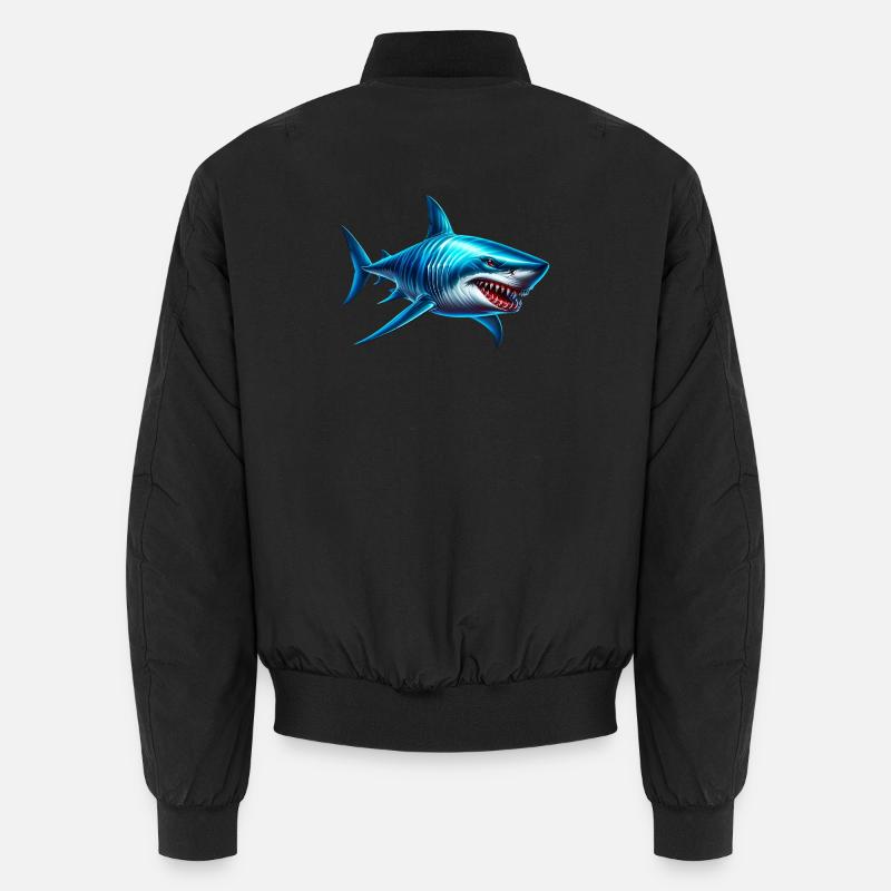 Requin - Bomber unisexe - noir