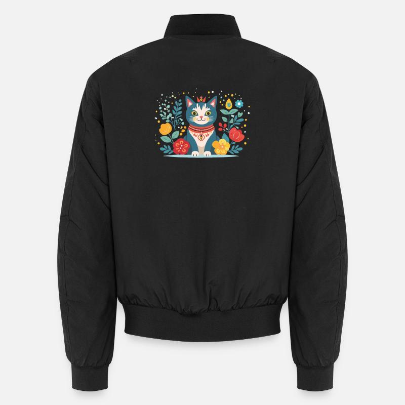 chat mignon - Bomber unisexe - noir
