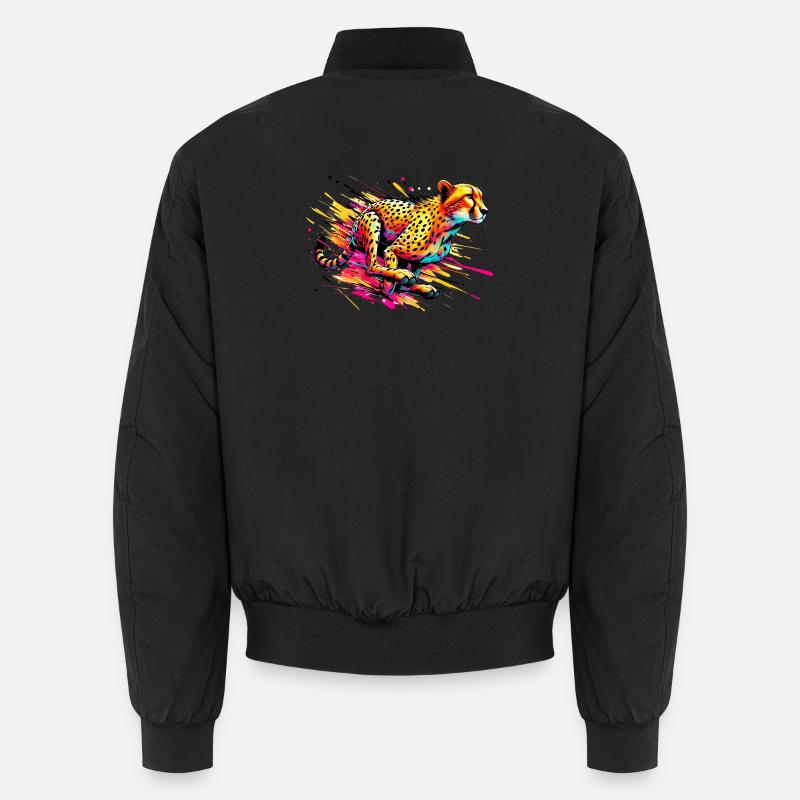 Cheetah - Unisex Bomber Jacket - black