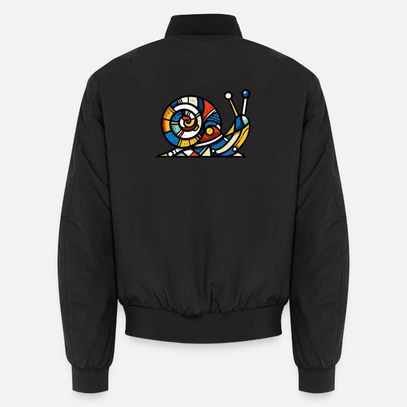 Escargot - Bomber unisexe - noir