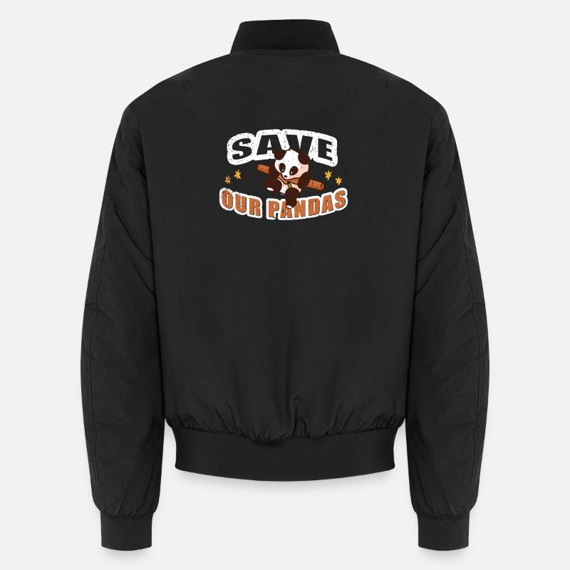 Save our Pandas Unisex Bomberjacke