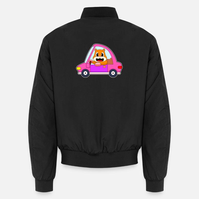 Hamster Car Unisex Bomber Jacket