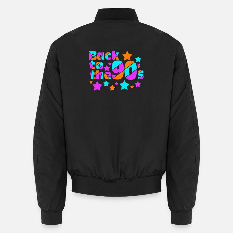 90er Party , Mottoparty , 90er back to (25) Unisex Bomberjacke
