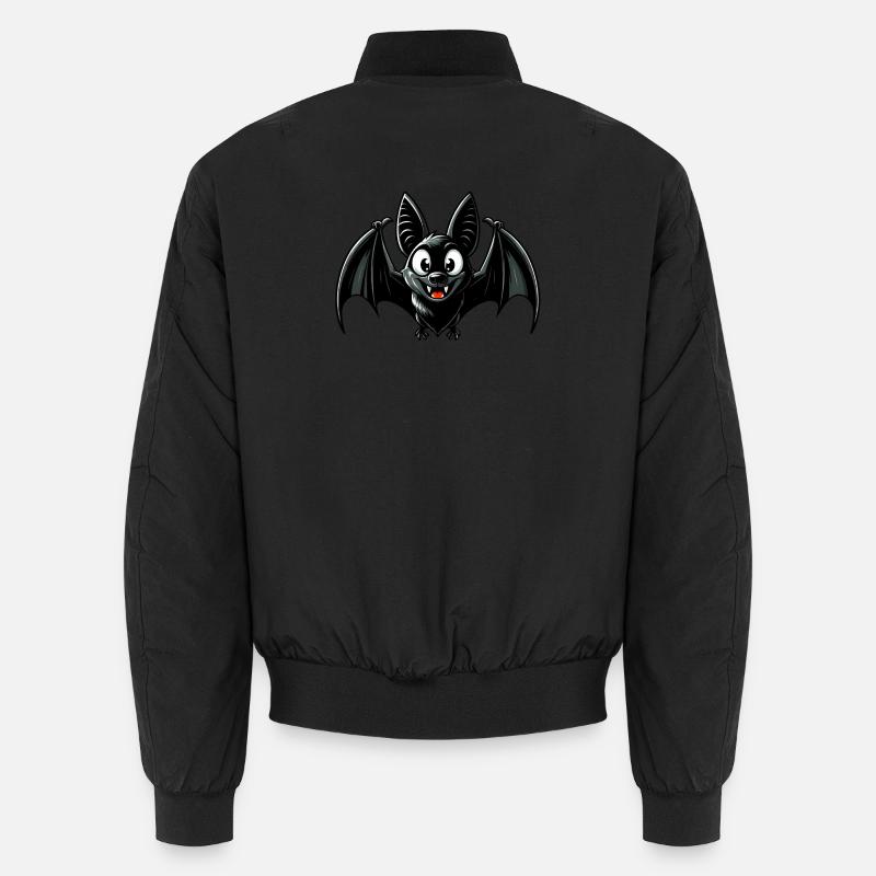Fledermaus - Unisex Bomberjacke - Schwarz
