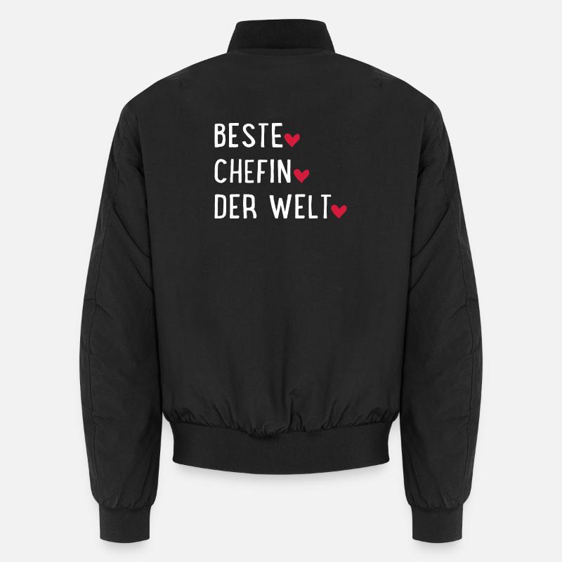 Meilleure patronne du monde - Bomber unisexe - noir