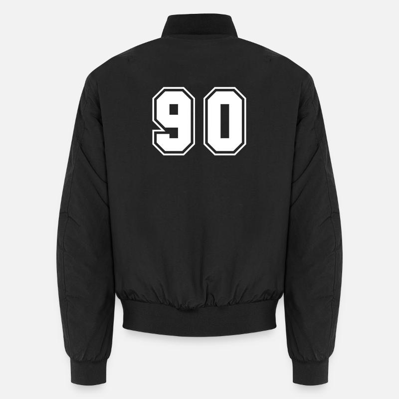 Pavé numérique rétro en noir blanc Bomber unisexe