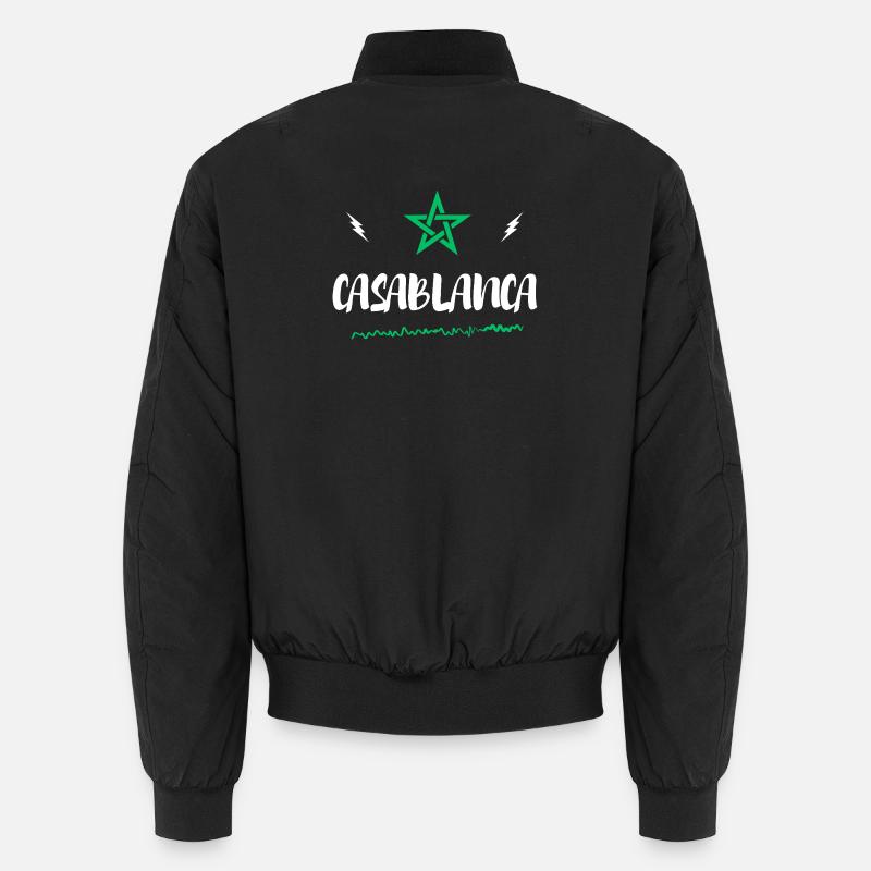 Casablanca Etoile Du Maroc - Unisex Bomber Jacket - black