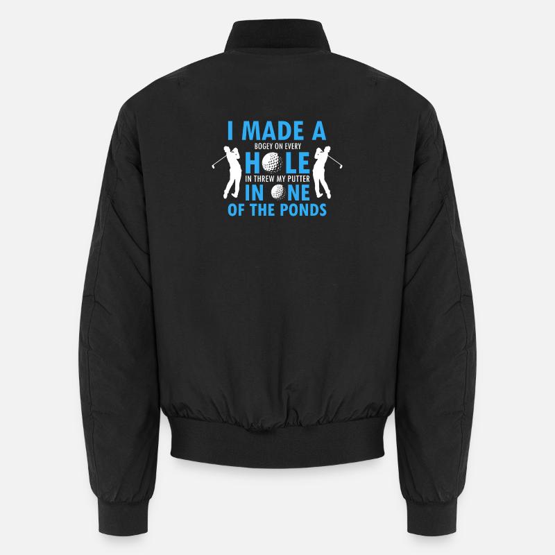 A Good Day Starts With Carts And Cold Beverages Unisex Bomberjacke