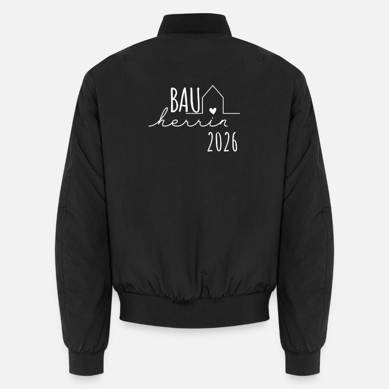 Builder 2026 - Builders Partnerlook Hausbau - Unisex Bomber Jacket - black
