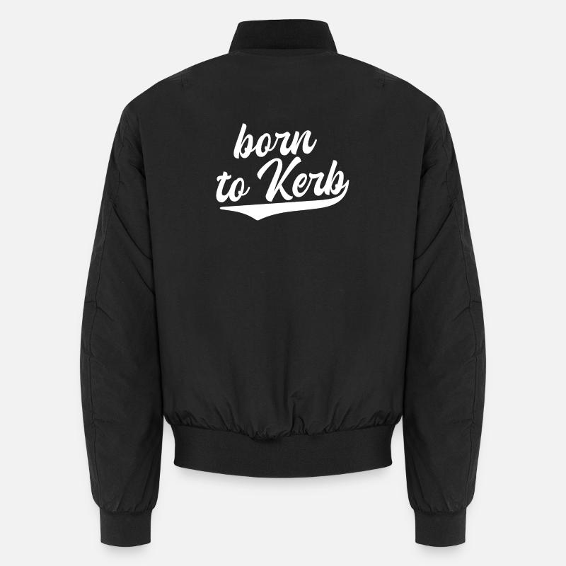 Né à Kerb / Kirchweih - Bomber unisexe - noir