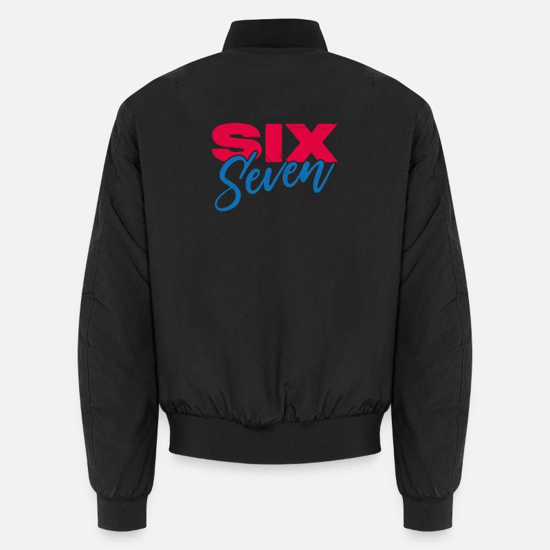 sechs sieben - Unisex Bomberjacke - Schwarz