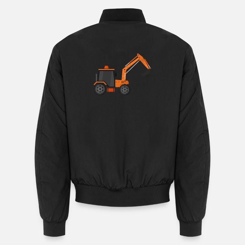 Excavator Unisex Bomber Jacket